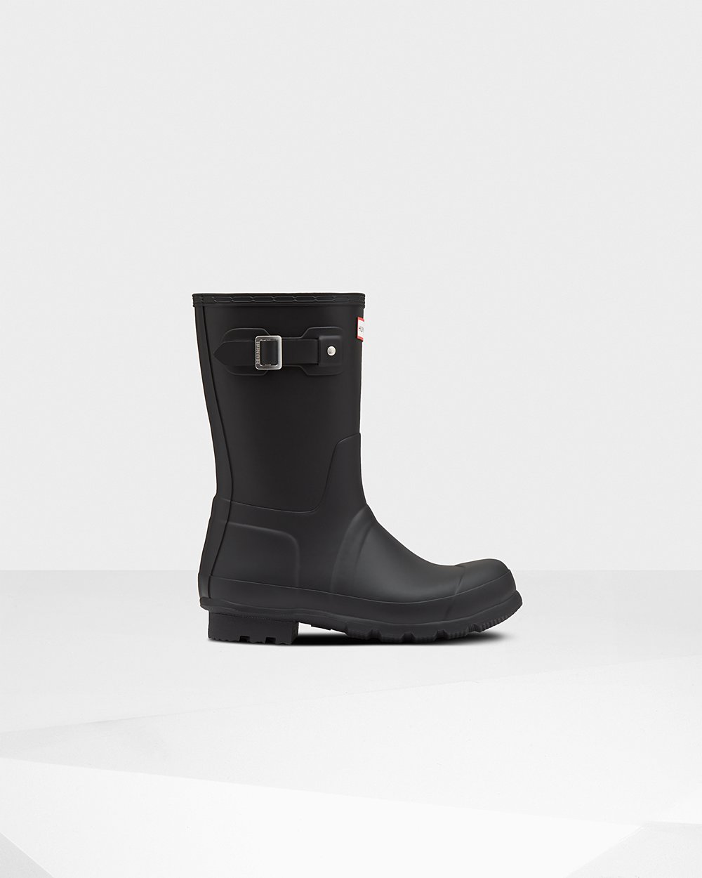 Men Hunter Original Insulated | Short Rain Boots Black | NZ-50627-DPCE